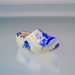 Dutch Shoe Clog Delftware Blue Delft